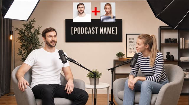 Social Media Post - Podcast Studio Interview Shot — output