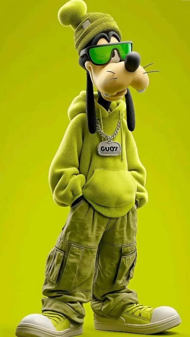 Game Asset - 3D Anthropomorphic Dog in Streetwear — output