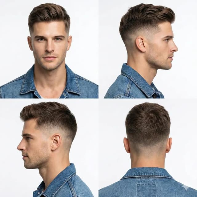 Product Marketing - Professional Studio Portrait of a Man with a Skin Fade Haircut — output