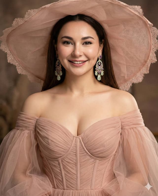 Social Media Post - Couture Portrait of South Asian Woman in Bandage Gown — output