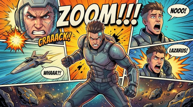 Comic / Storyboard - Comic Book Poster Illustration Template — output