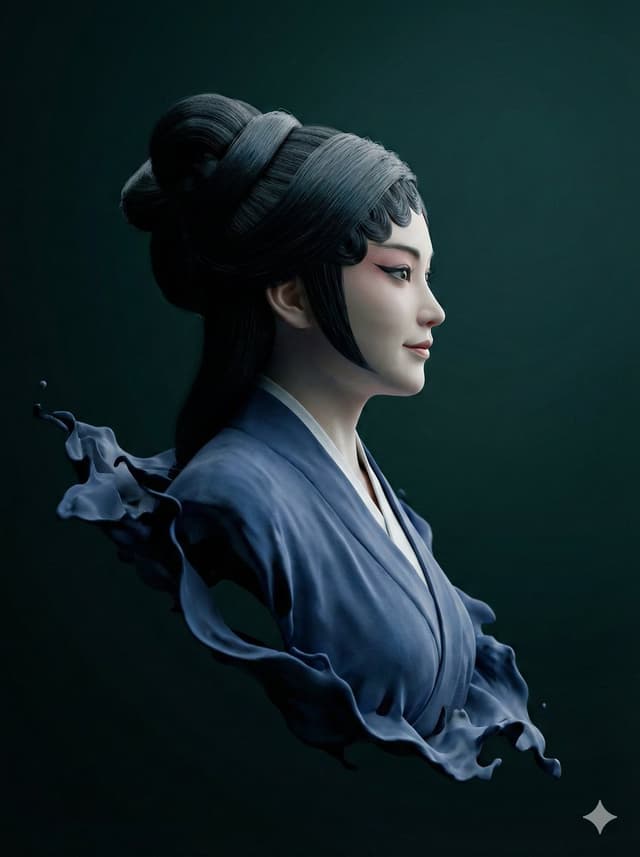 Surreal Oriental Aesthetic Prompt for Image Generation — output