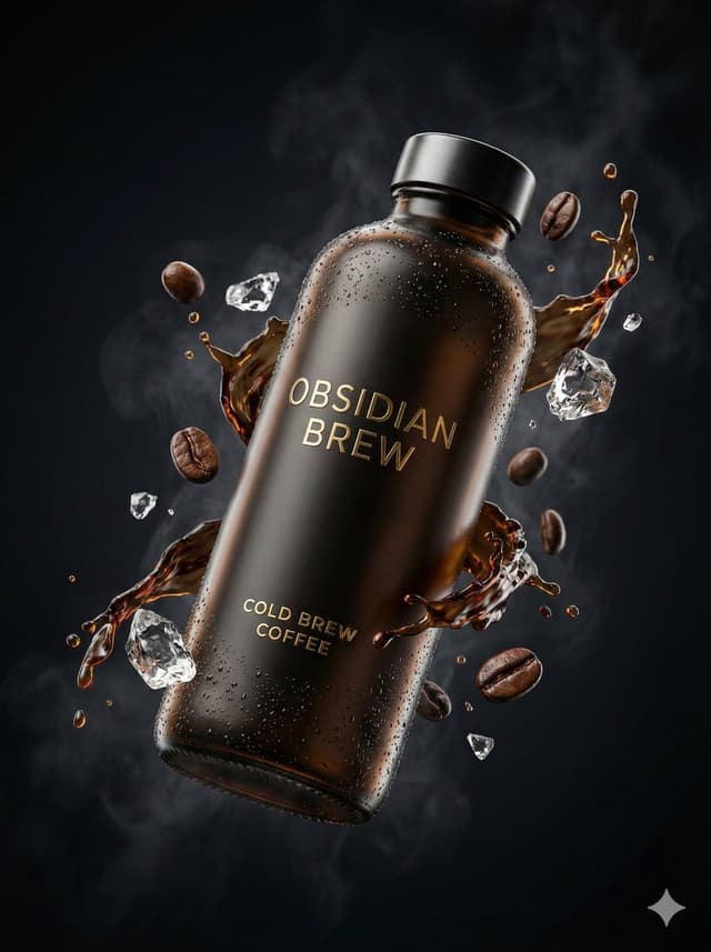 E-commerce Main Image - Ultra-Cinematic Luxury Cold Brew Product Photography — output