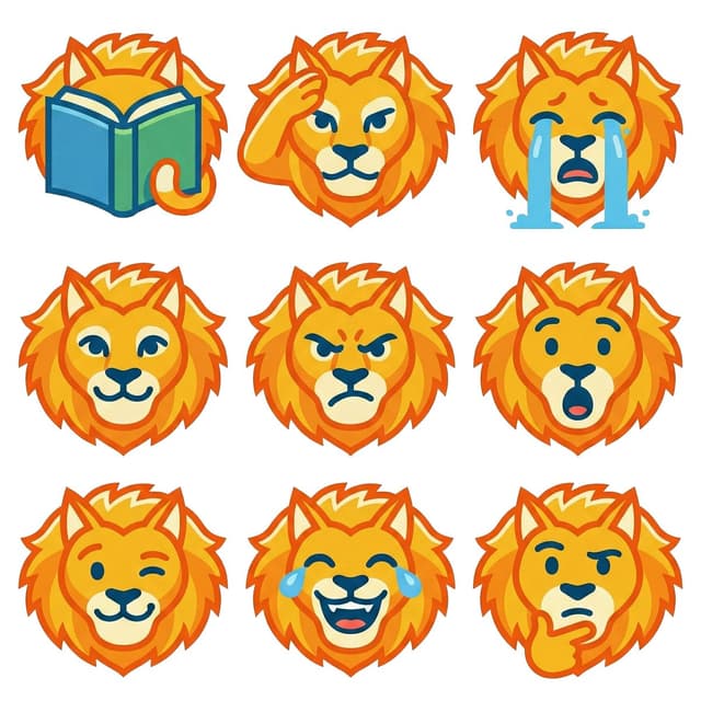 Logo-Based Emoji Grid Generation — output