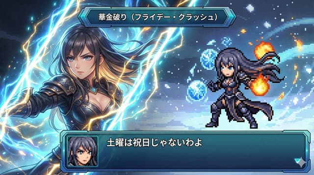 YouTube Thumbnail - Super Robot Wars Style Witch Rejecting Friday — output
