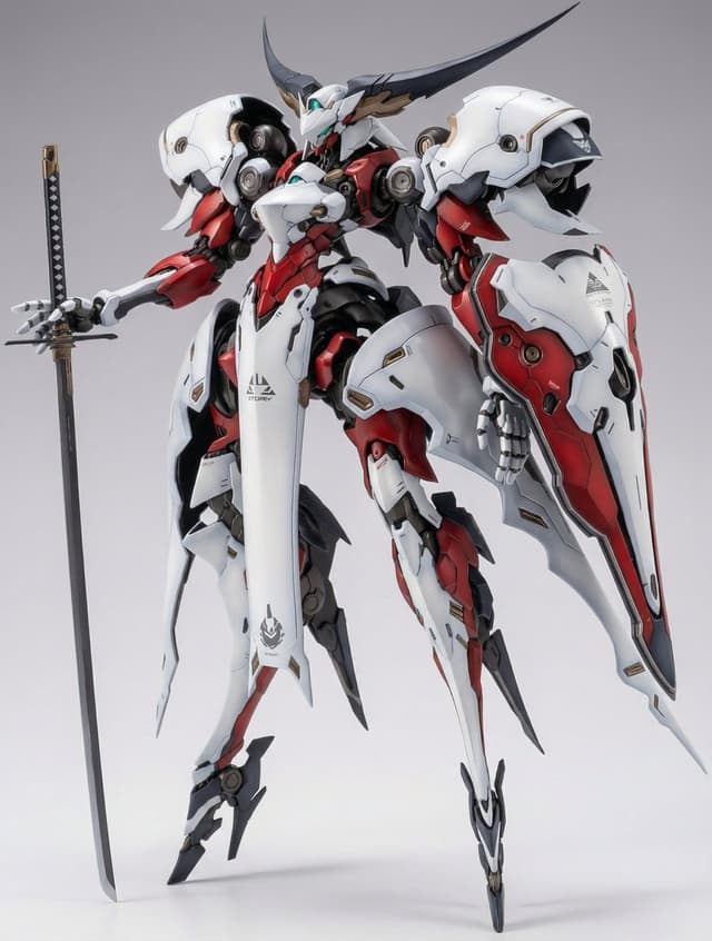 Game Asset - Full Armor Mecha Girl Figure Concept for Nano Banana Pro — output