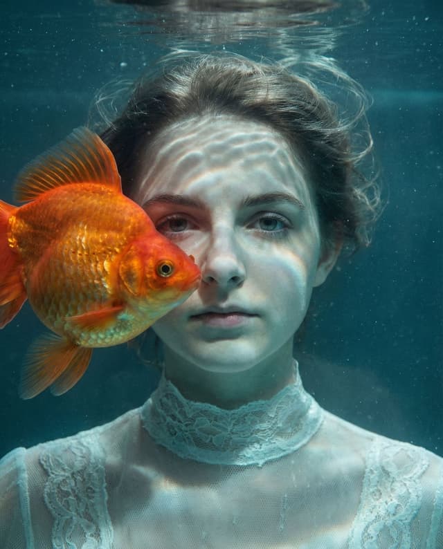 Game Asset - The Silent Aquarium Surreal Portrait — output