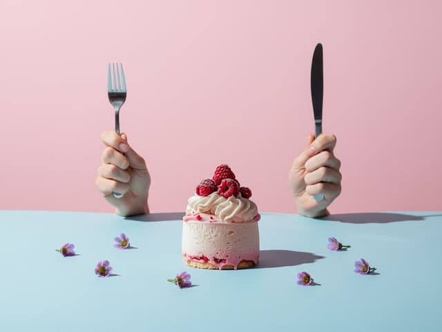 Social Media Post - Wes Anderson Style Pop-Art Food Photography — output