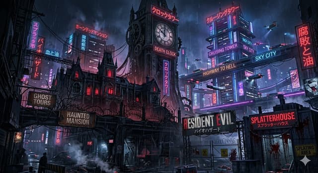 Game Asset - Cyberpunk Horror Mashup — output