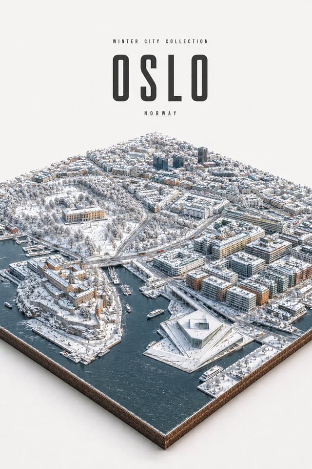 Game Asset - Winter City Isometric Diorama — output