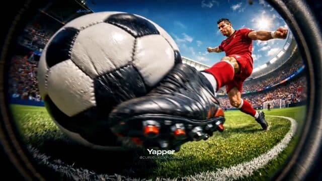 Hyper-Realistic Football Strike Sequence — cover