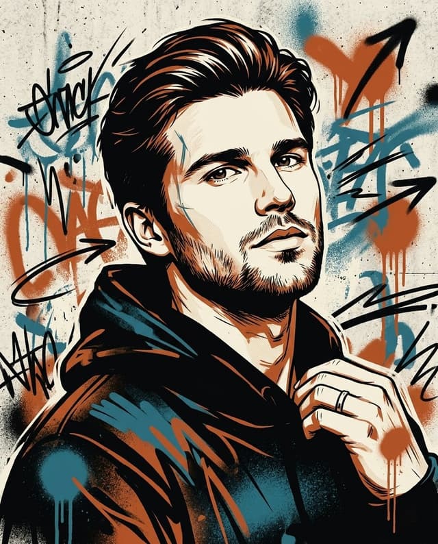 Profile / Avatar - Street-Art Inspired Urban Portrait — output