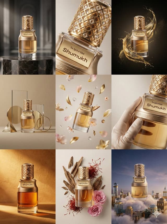 E-commerce Main Image - Luxury Product Commercial Grid Prompt (3x3) — output