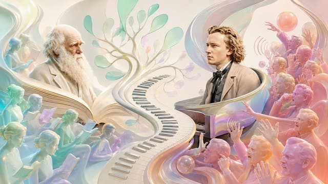 Infographic / Edu Visual - Darwin and Brahms in 1859 — output