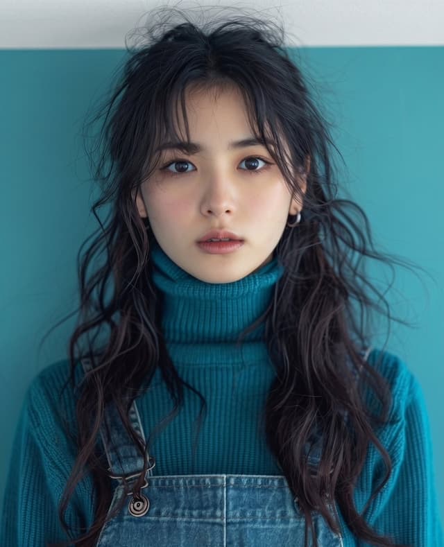 Profile / Avatar - Teal Studio Overalls Portrait — output