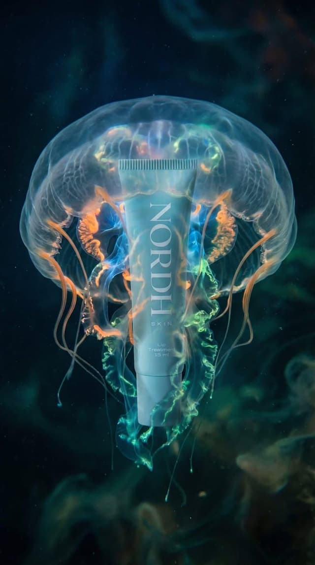 E-commerce Main Image - Underwater Luxury Skincare Product Ad — output