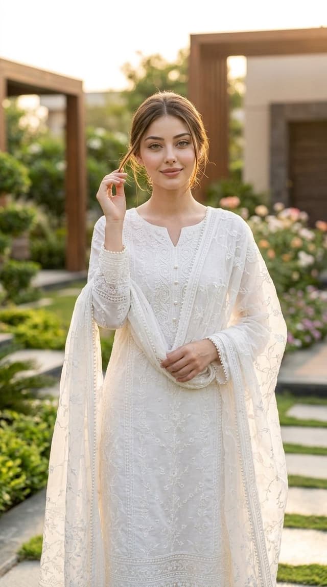 Profile / Avatar - Elegant Indian Salwar Suit Portrait — output