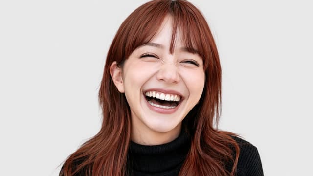 Profile / Avatar - Joyful Laughing Portrait — output