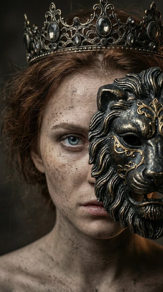 Extreme Close-up Dark Fantasy Portrait — output