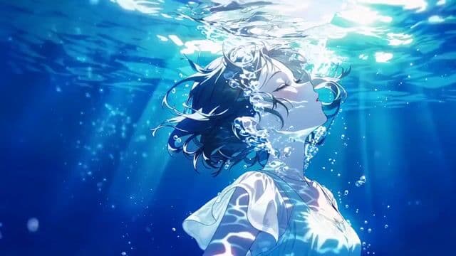 Emotional Underwater Anime Test Prompt — cover