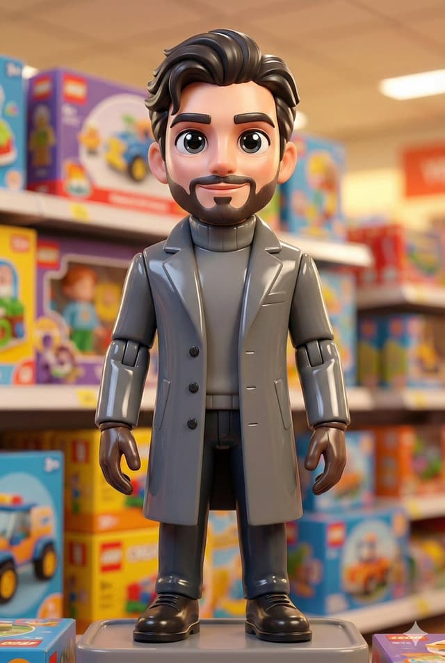 Game Asset - Transform Portrait into 3D Action Figure — output