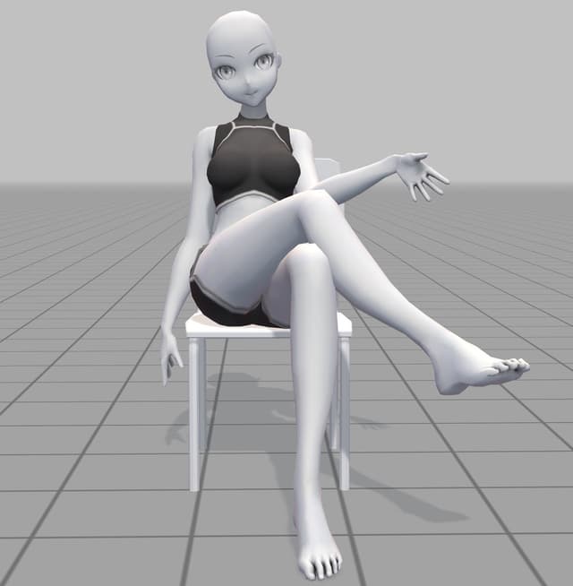 Prompt for Changing Character Pose using Reference Image — output