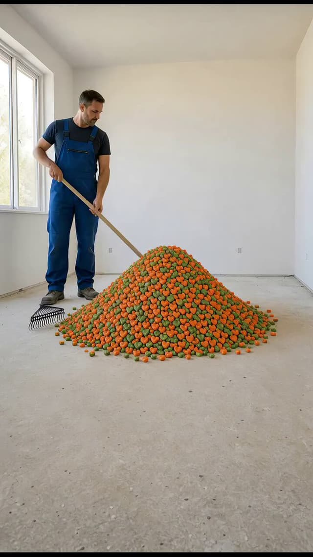Heart-Shaped Candy Floor Renovation