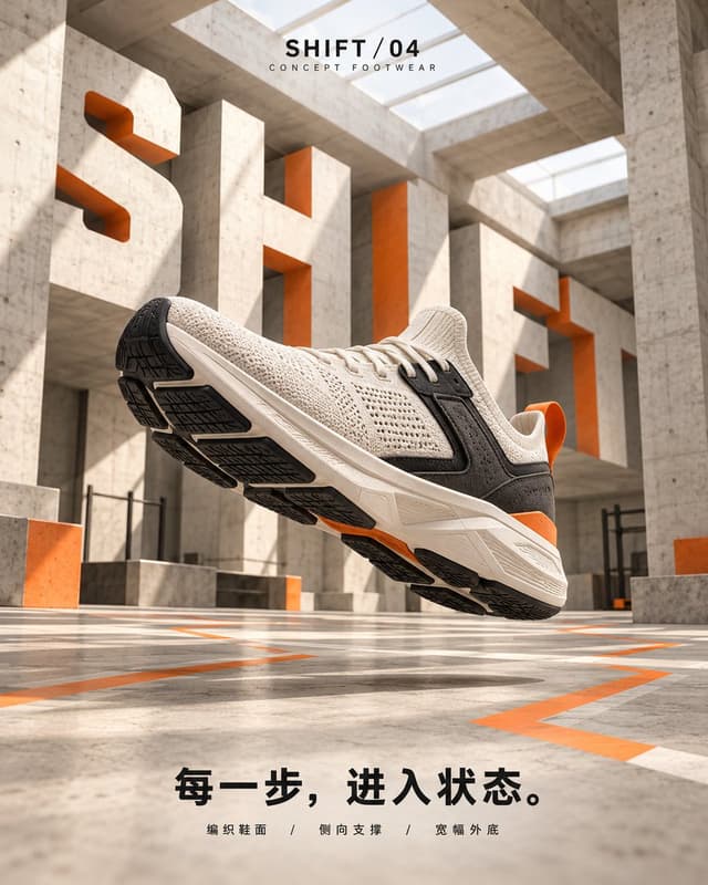 Product Marketing - GPT-2 Sneaker Ad Poster Prompt