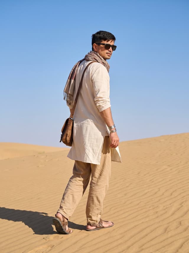 Profile / Avatar - Sahara Desert Cinematic Portrait Prompt — output