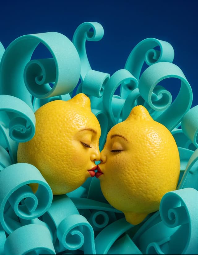 Product Marketing - Surreal Anthropomorphic Lemon Still Life Prompt — output