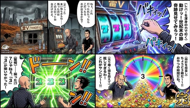 Comic / Storyboard - Four-Panel Manga: Viking Thunder V Century's End Version — output