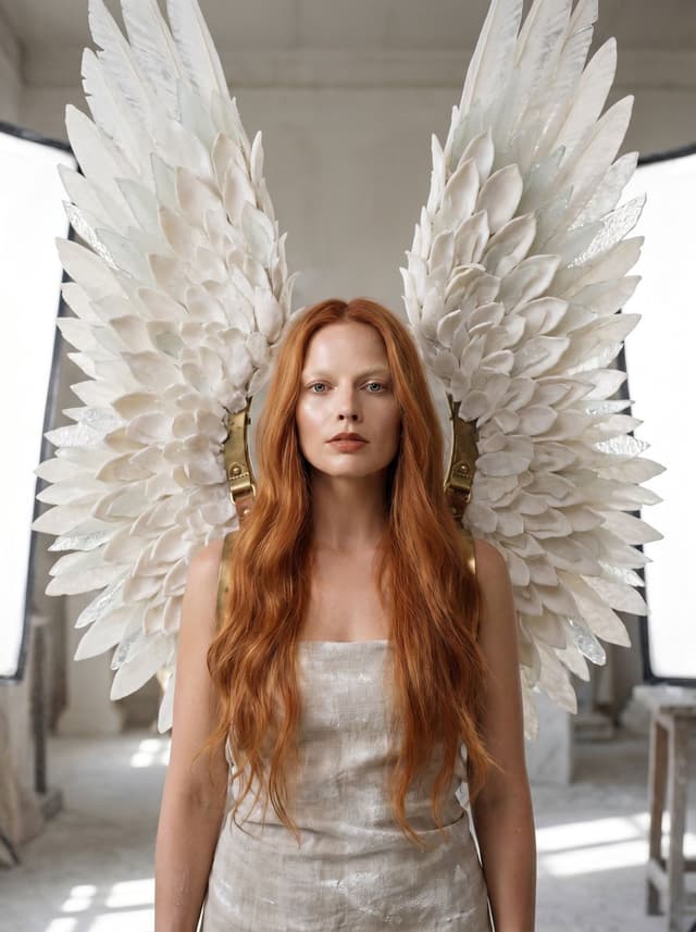 Product Marketing - Margot Robbie Avant-Garde Portrait — output