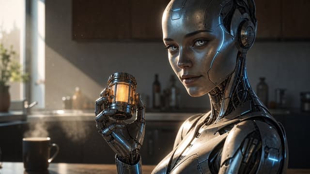 Product Marketing - Robotic Woman Home Nuclear Reactor Ad — output