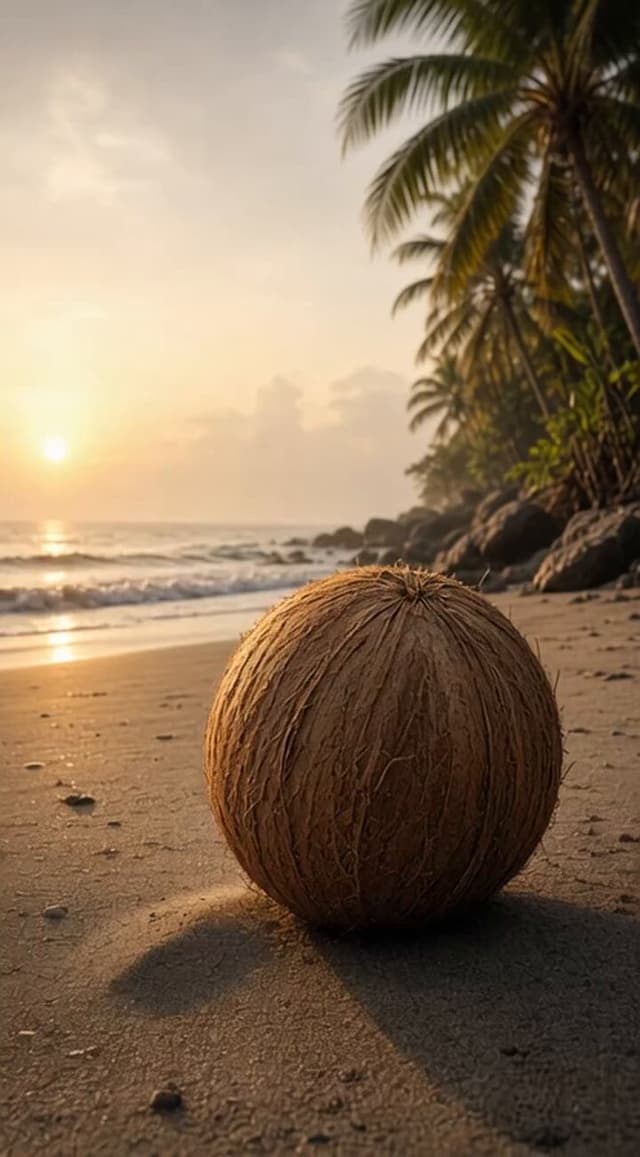Grok Imagine Coconut Ad Video Prompt
