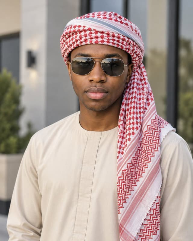 Profile / Avatar - Male Portrait in Traditional Kaftan — output