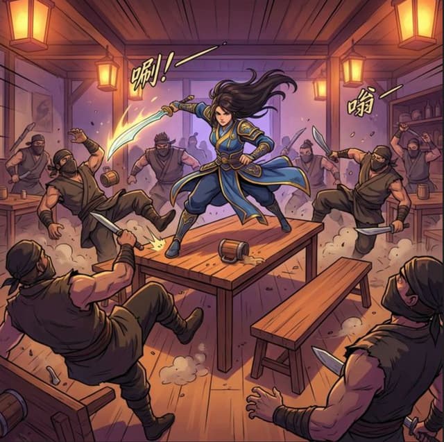 Martial Arts Fight Scene Generation Prompt — cover