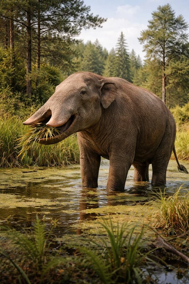 Realistic Platybelodon Generation Prompt — output
