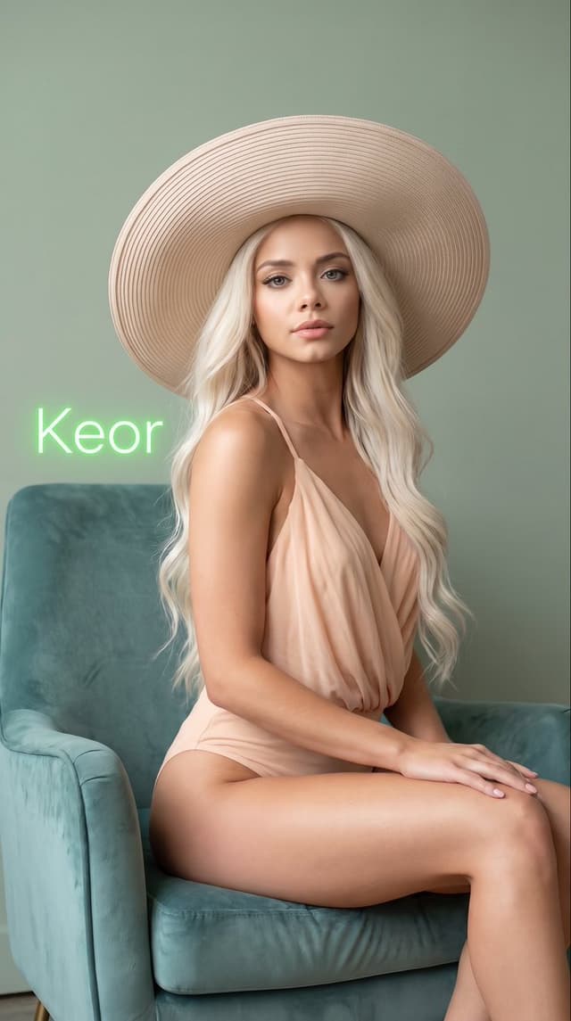 Profile / Avatar - Minimalist Sage Green Studio Portrait — output