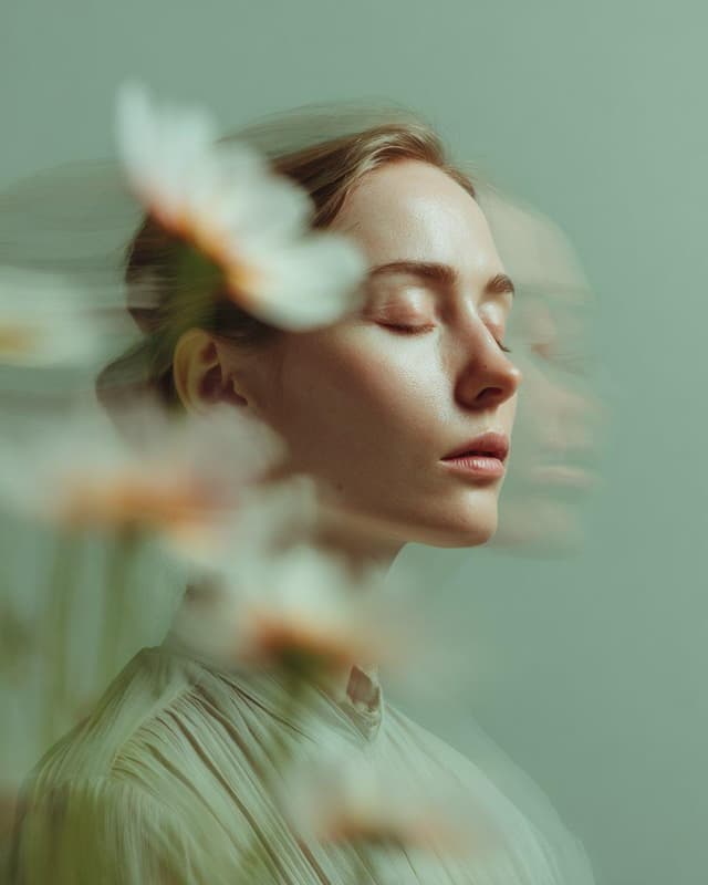 Dreamy Fine-Art Portrait with Double Exposure Effect — output