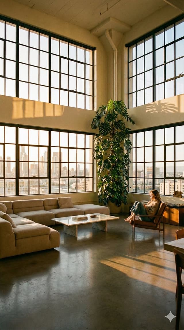 Modern Minimalist Loft Architecture Photography — output