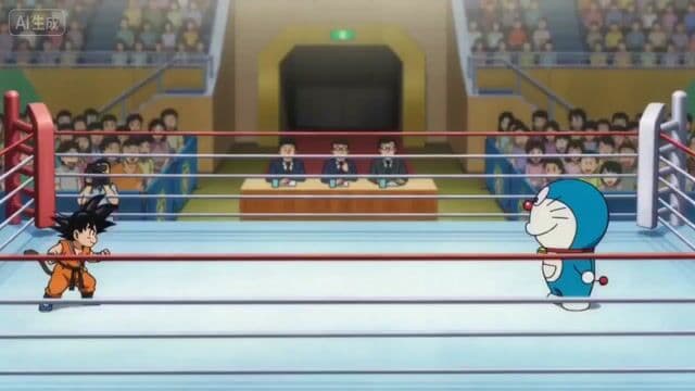 Martial Arts Tournament Scene with Image Inputs — cover