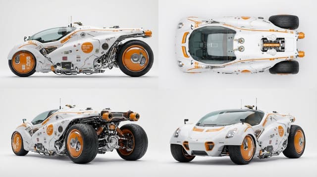 Product Marketing - Multi-View Car Sheet — output