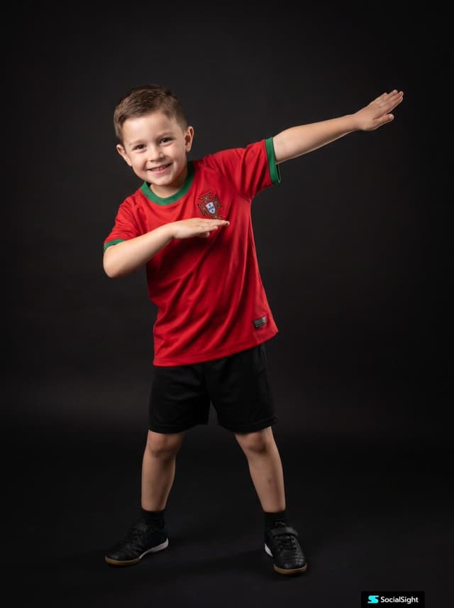 Social Media Post - Studio Sports Photography Child Portrait — output