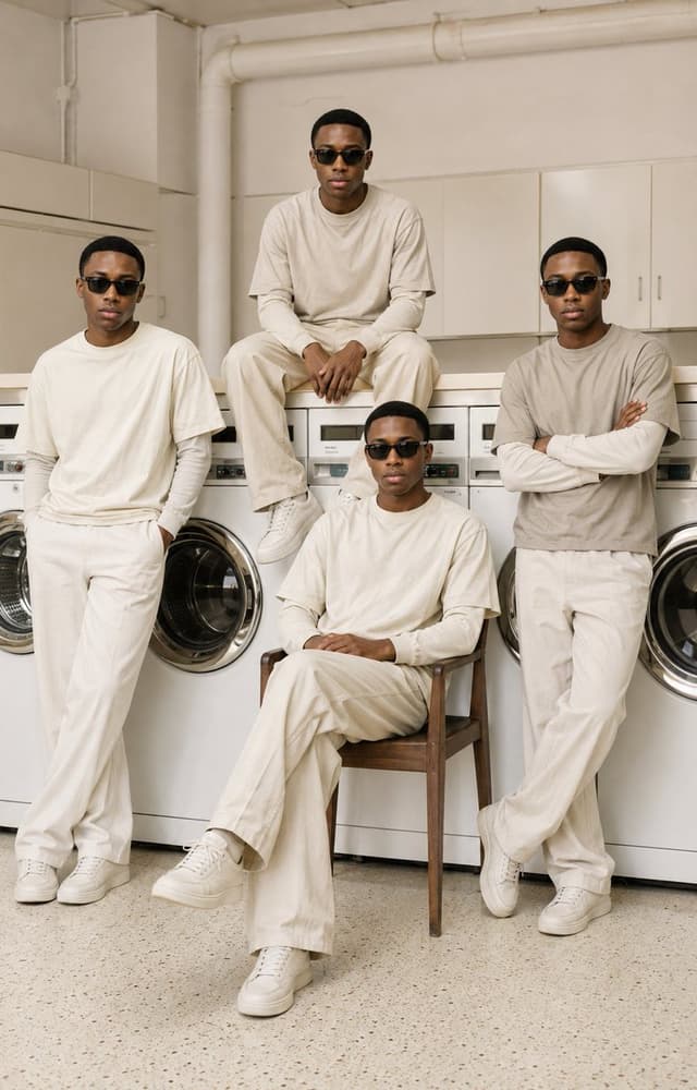 Product Marketing - Four-Man Laundromat Fashion Editorial — output
