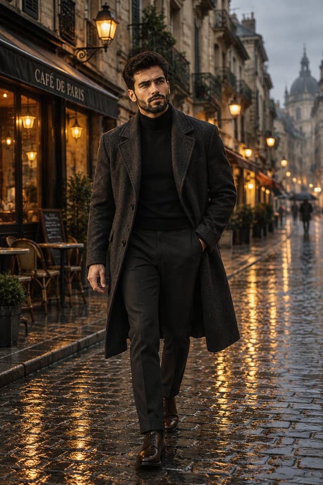 Social Media Post - Cinematic Rainy European Street Portrait — output