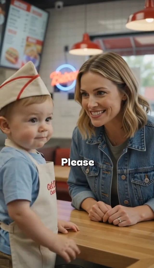 Social Media Post - Toddler Fast Food Comedy Still — output
