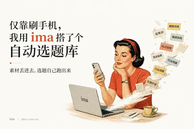 Product Marketing - Retro ima Topic Library Poster — output