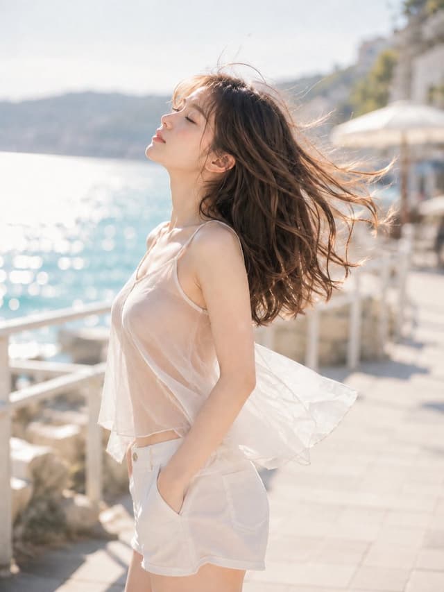 Social Media Post - Breezy Seaside Profile Portrait — output