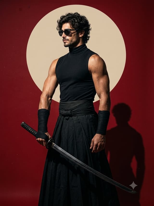 Product Marketing - Modern Samurai Studio Portrait — output