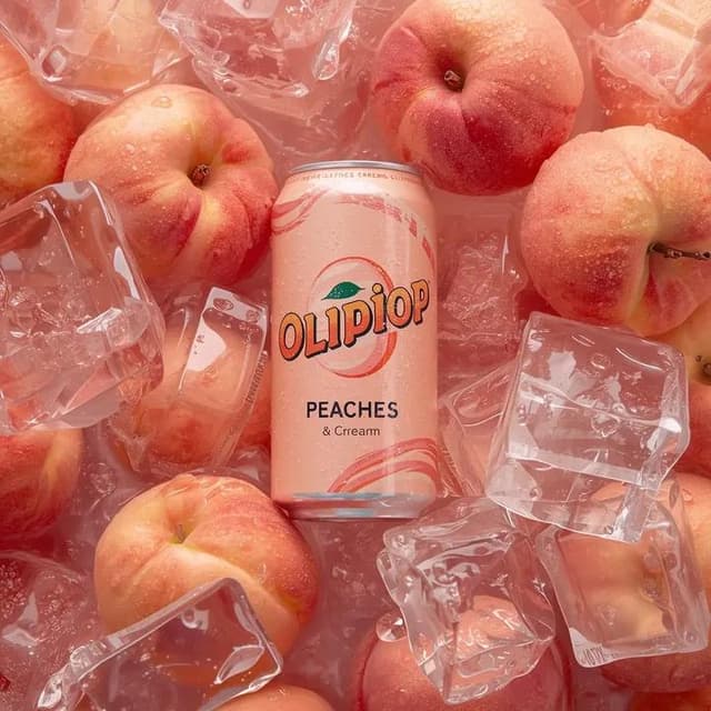 E-commerce Main Image - Ultra-Realistic Product Photography of OLIPOP Soda Can — output